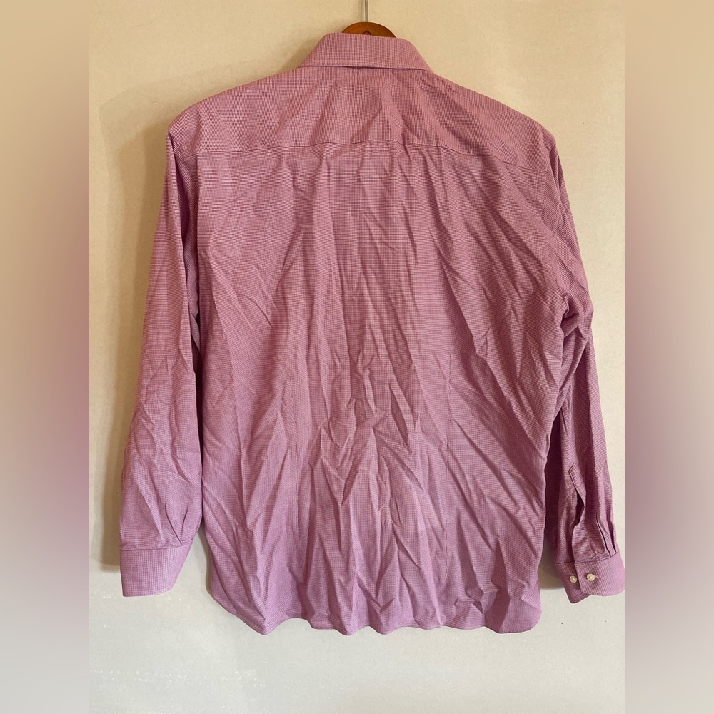 Ted Baker Endurance Dress Shirt – Pink Micro Check – Size 17 (34/35) - Picture 6 of 7